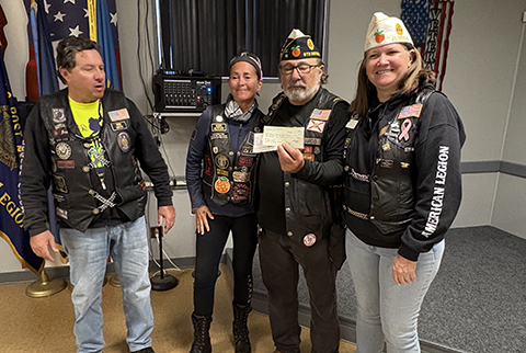 Chapter 90 ALR, District 13 ALR donate funds